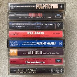 90s l Lot of 8 Movie Soundtracks on Cassette Tape